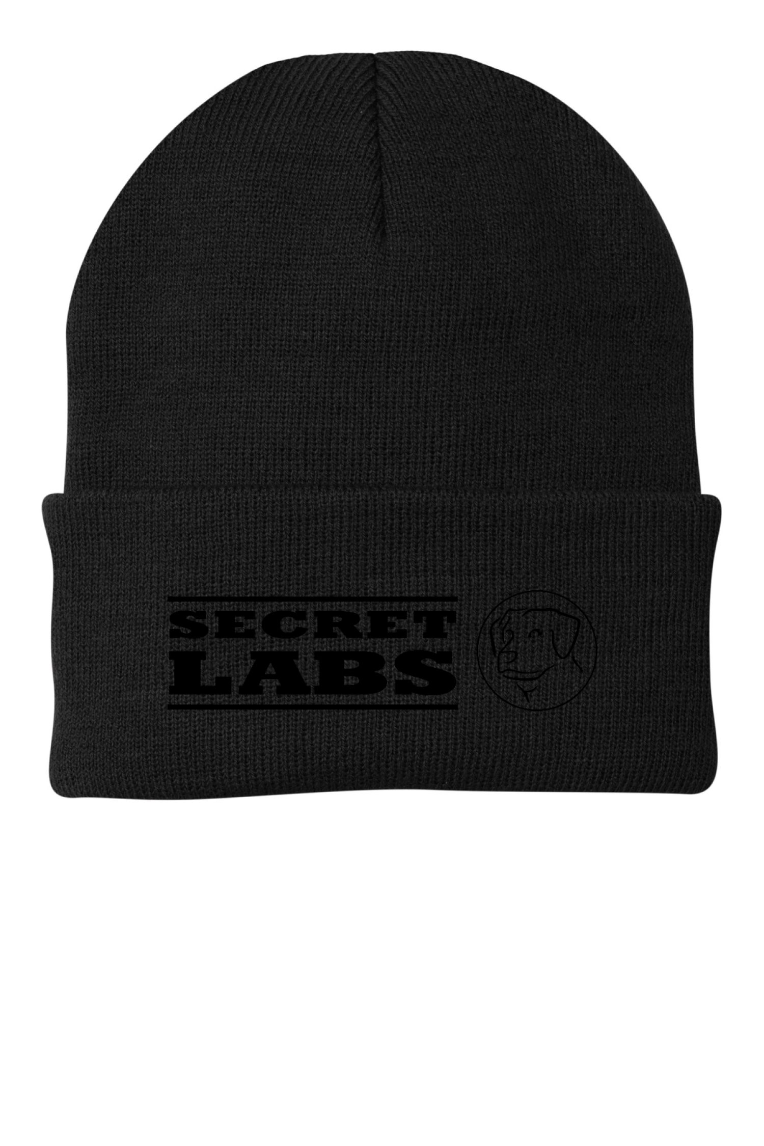 silver thread Port & Company Knit Cap. CP90