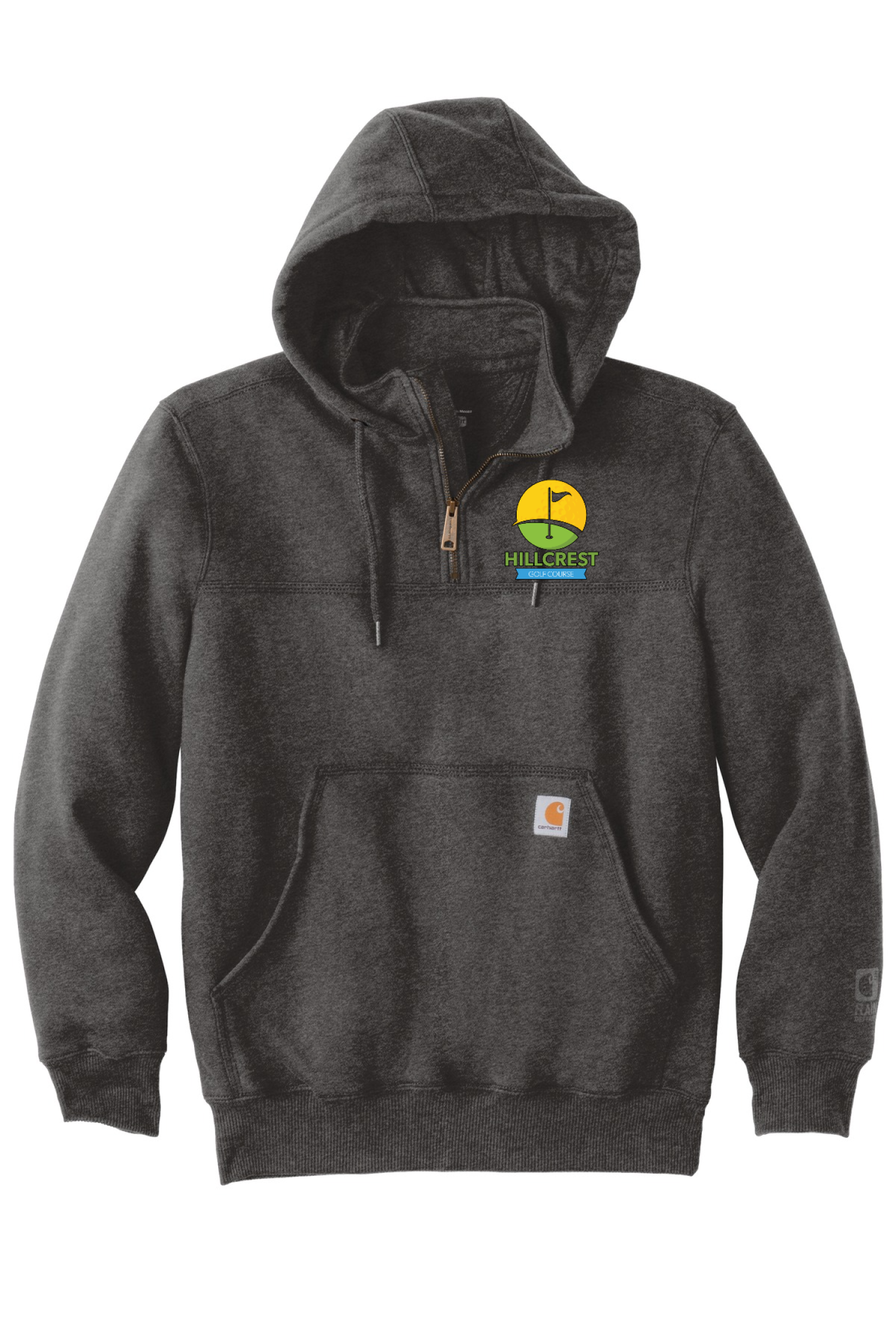 Hill Crest Carhartt Rain Defender Heavyweight Hooded Zip Sweatshirt. CT100617
