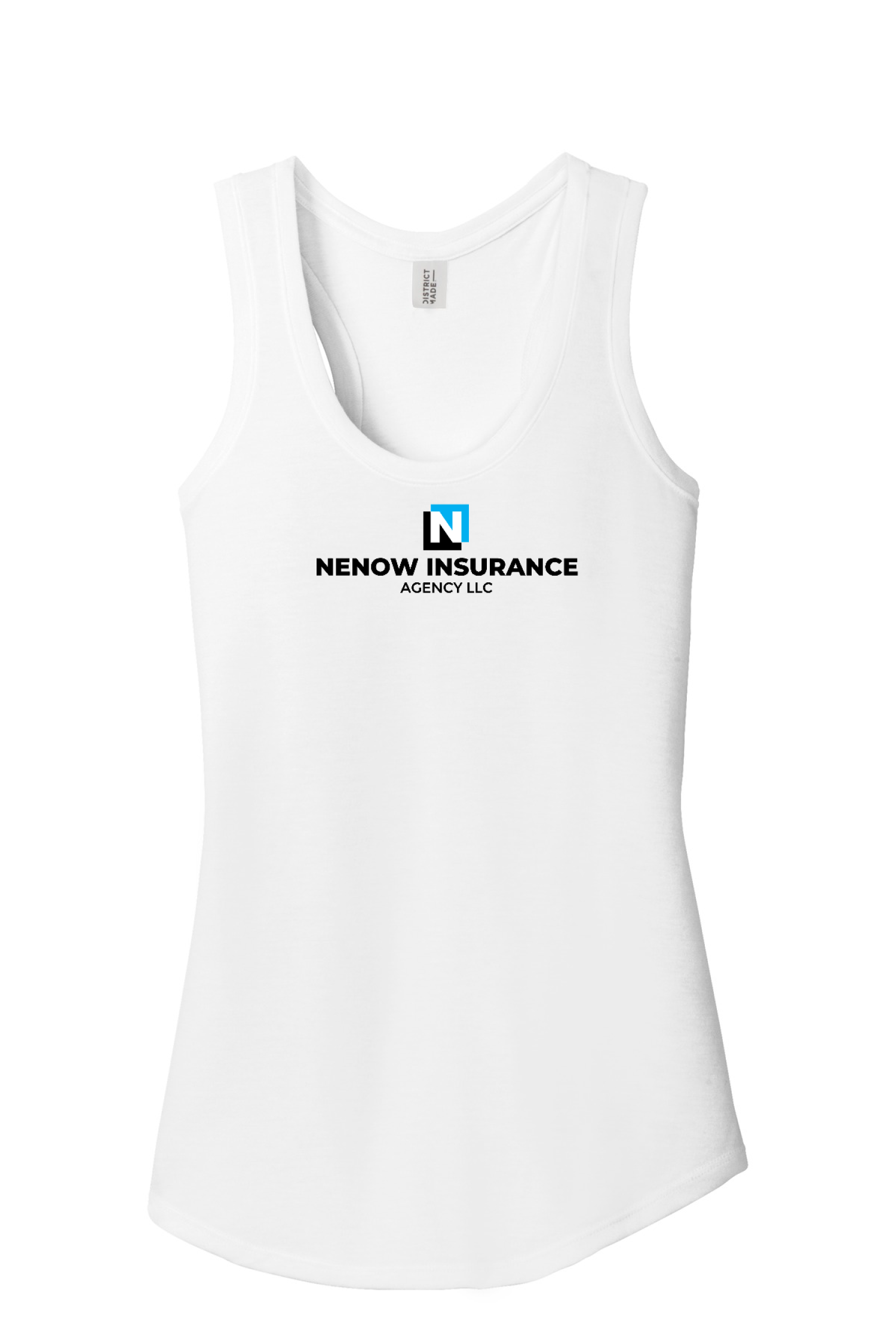 District Women's Perfect Tri Racerback Tank. DM138L