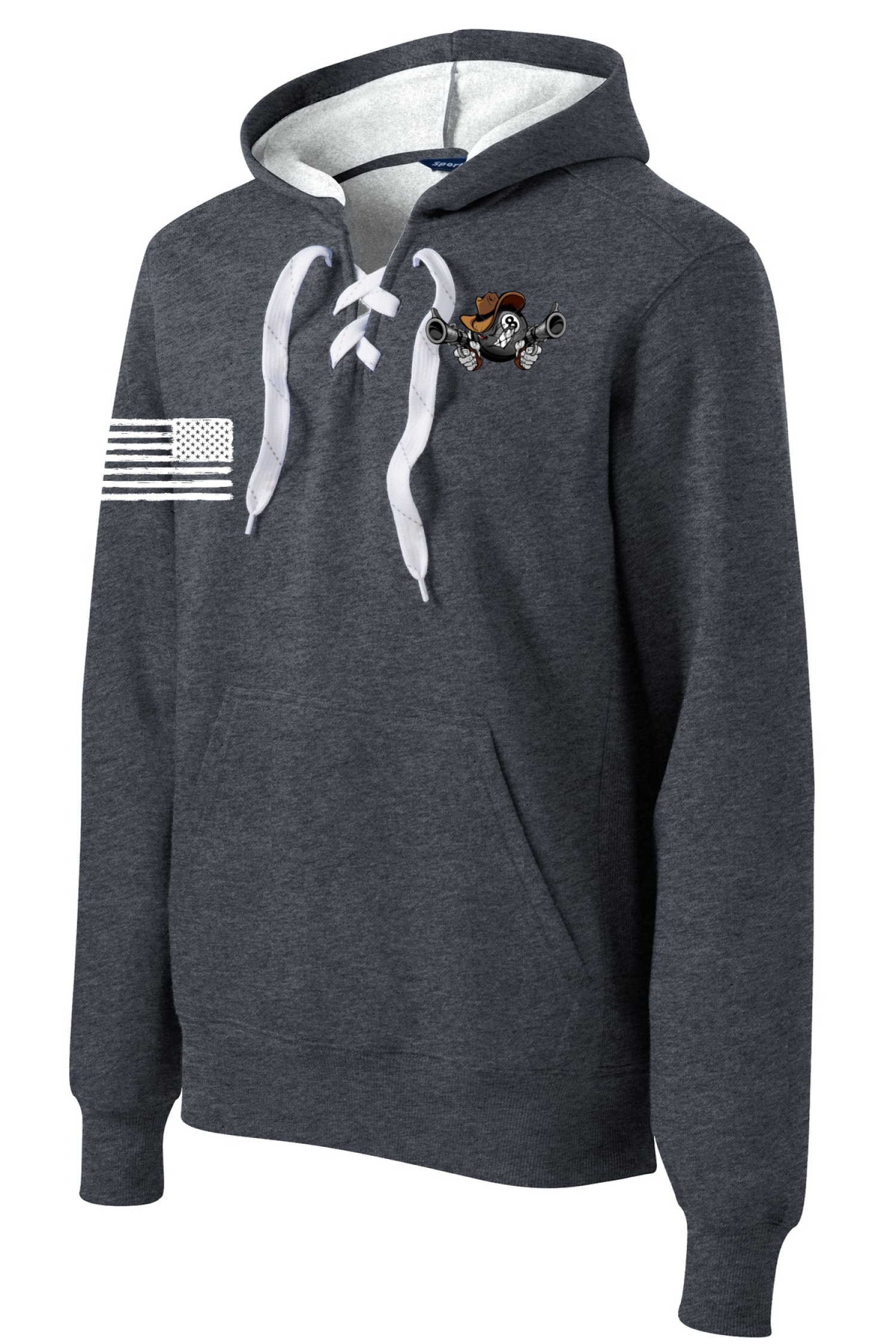 Sport-Tek Lace Up Pullover Hooded Sweatshirt. ST271