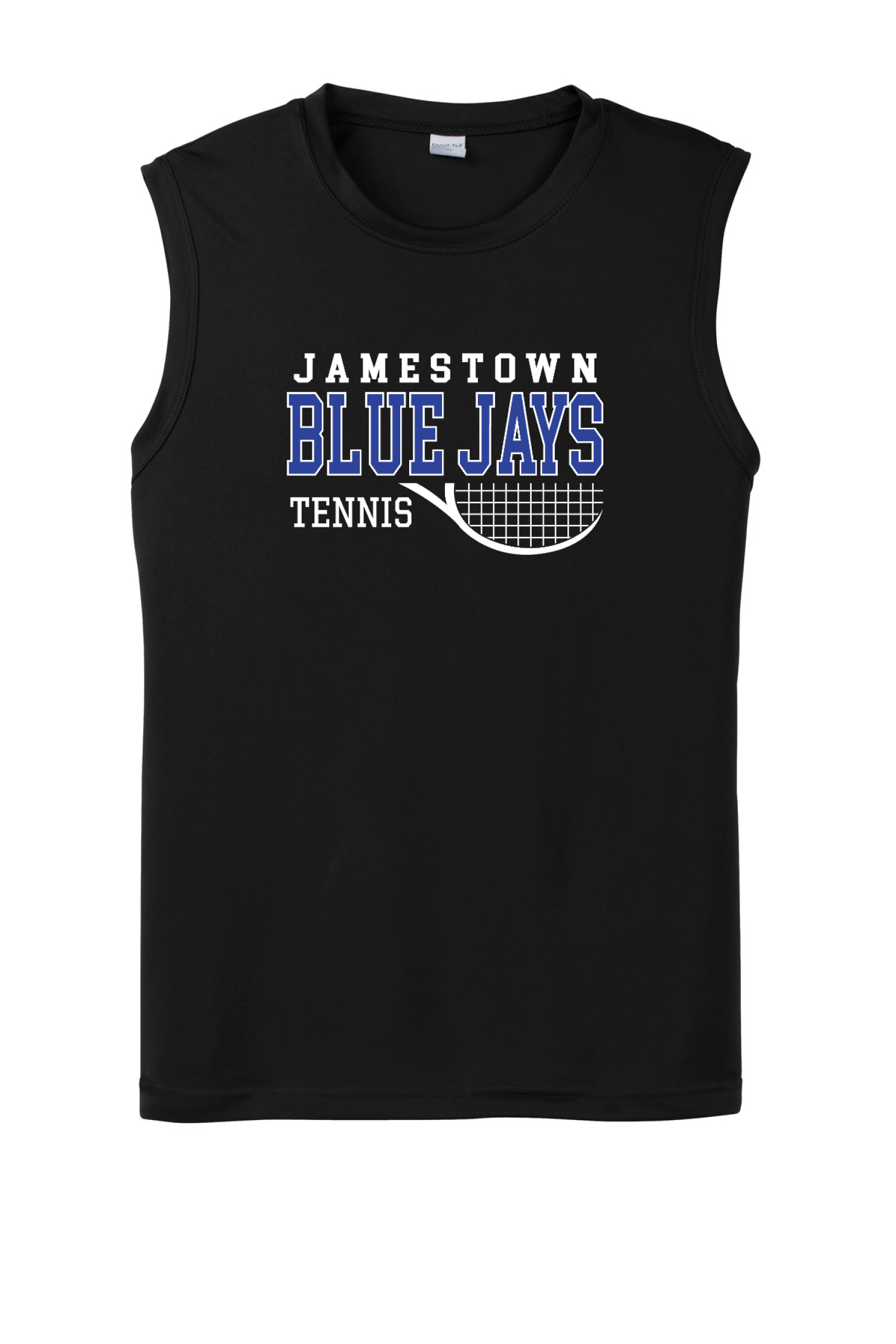 Blue Jay Tennis Sleeveless PosiCharge Competitor Tee. ST352