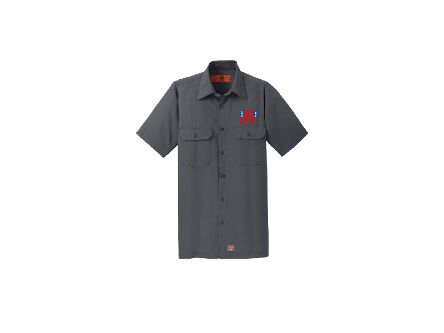 Red Kap Short Sleeve Solid Ripstop Shirt. SY60